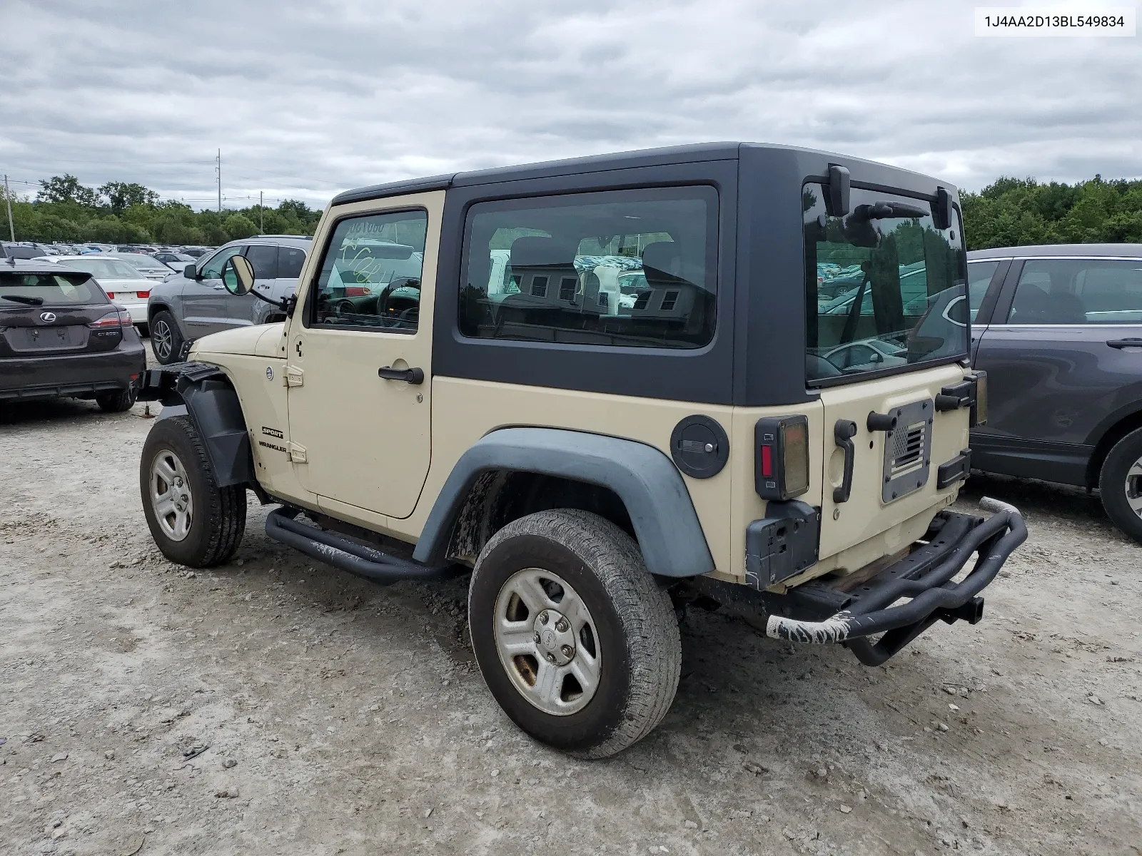 2011 Jeep Wrangler Sport VIN: 1J4AA2D13BL549834 Lot: 68073084