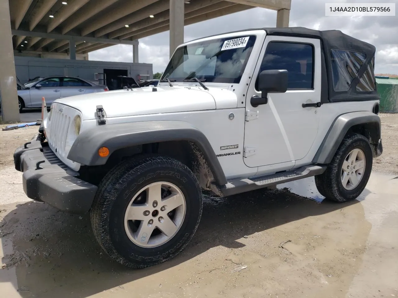 2011 Jeep Wrangler Sport VIN: 1J4AA2D10BL579566 Lot: 69798034