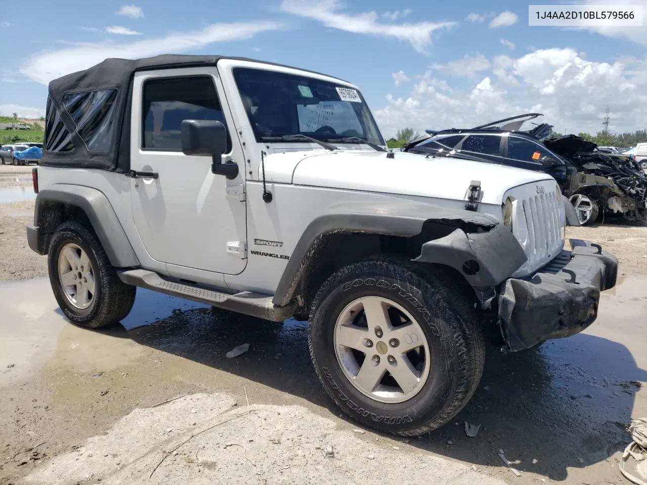 2011 Jeep Wrangler Sport VIN: 1J4AA2D10BL579566 Lot: 69798034