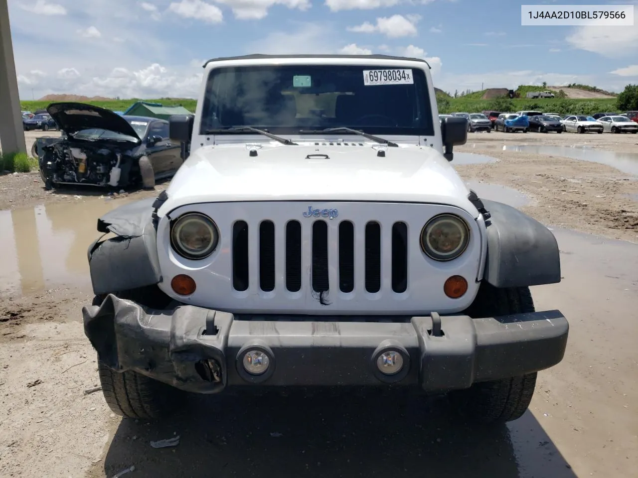 2011 Jeep Wrangler Sport VIN: 1J4AA2D10BL579566 Lot: 69798034