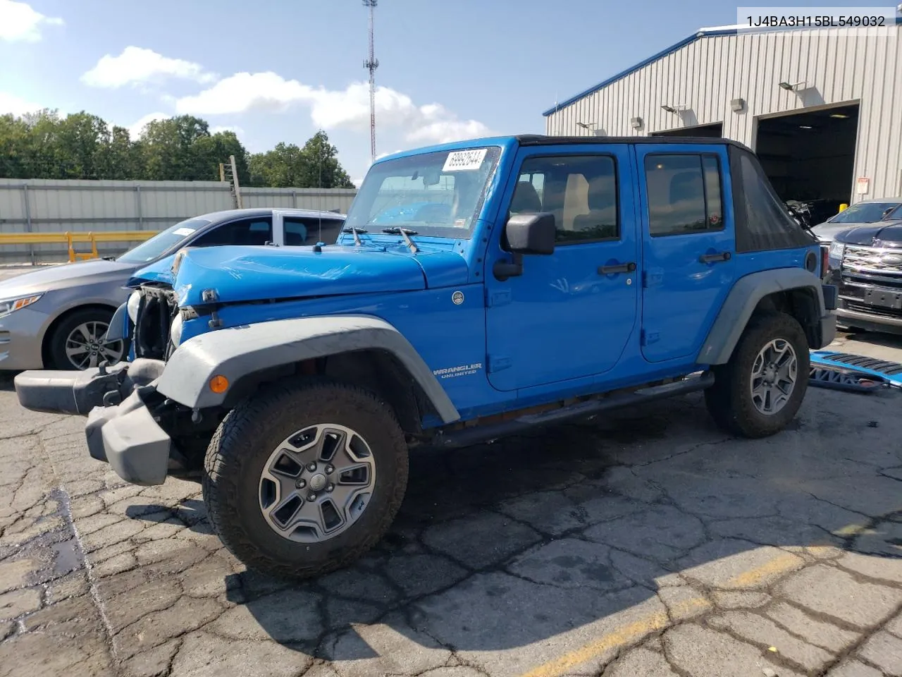 2011 Jeep Wrangler Unlimited Sport VIN: 1J4BA3H15BL549032 Lot: 69992644