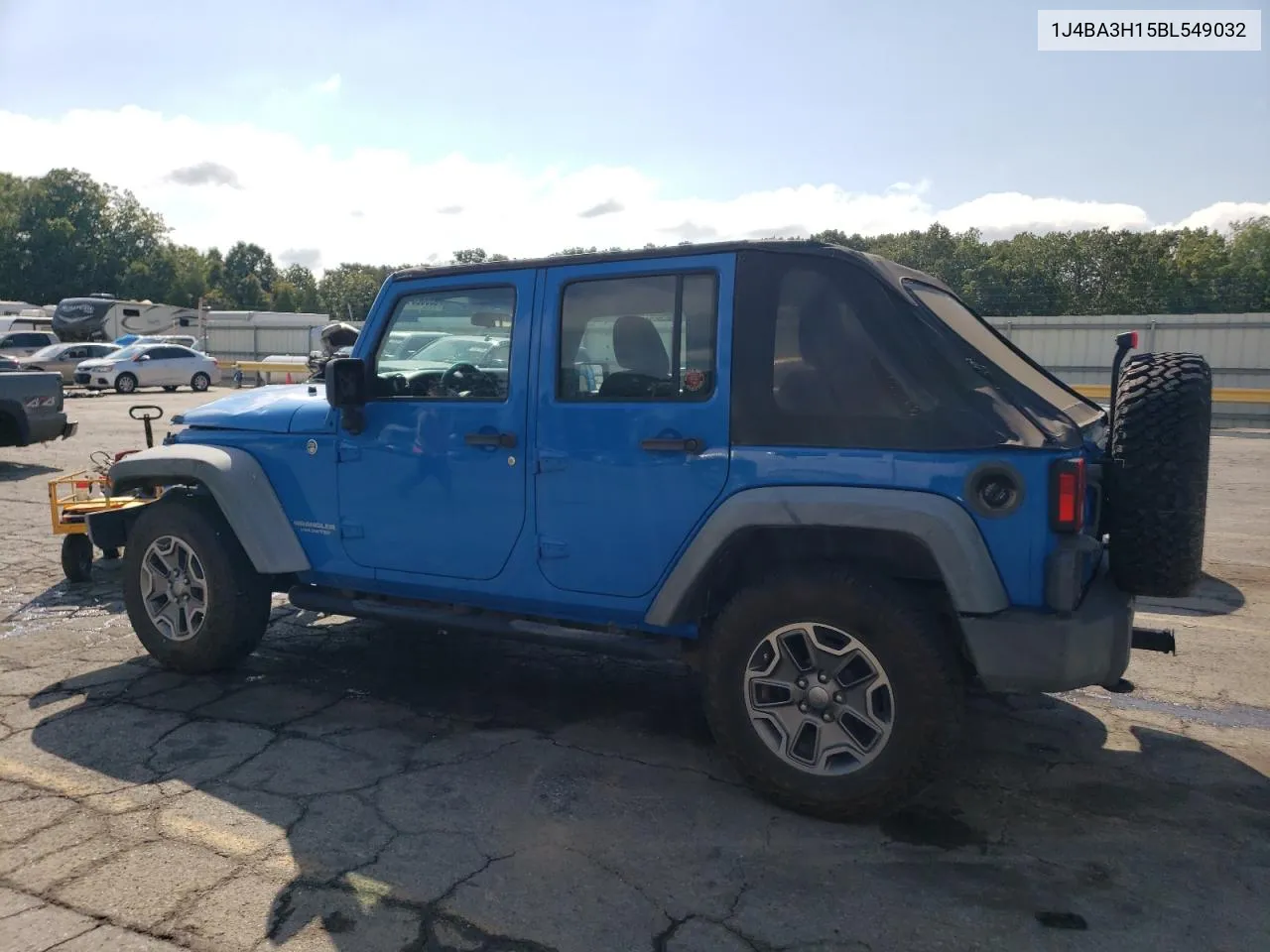 2011 Jeep Wrangler Unlimited Sport VIN: 1J4BA3H15BL549032 Lot: 69992644