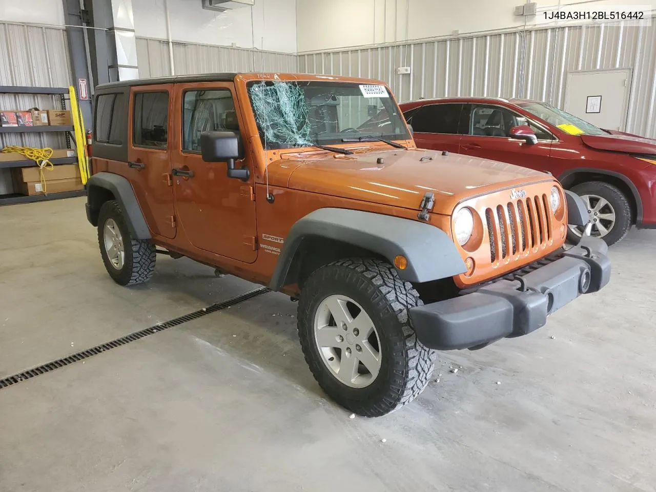 2011 Jeep Wrangler Unlimited Sport VIN: 1J4BA3H12BL516442 Lot: 69993584