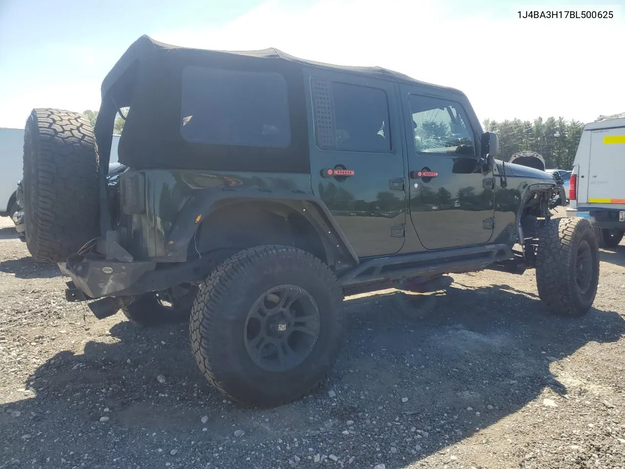 2011 Jeep Wrangler Unlimited Sport VIN: 1J4BA3H17BL500625 Lot: 70191844