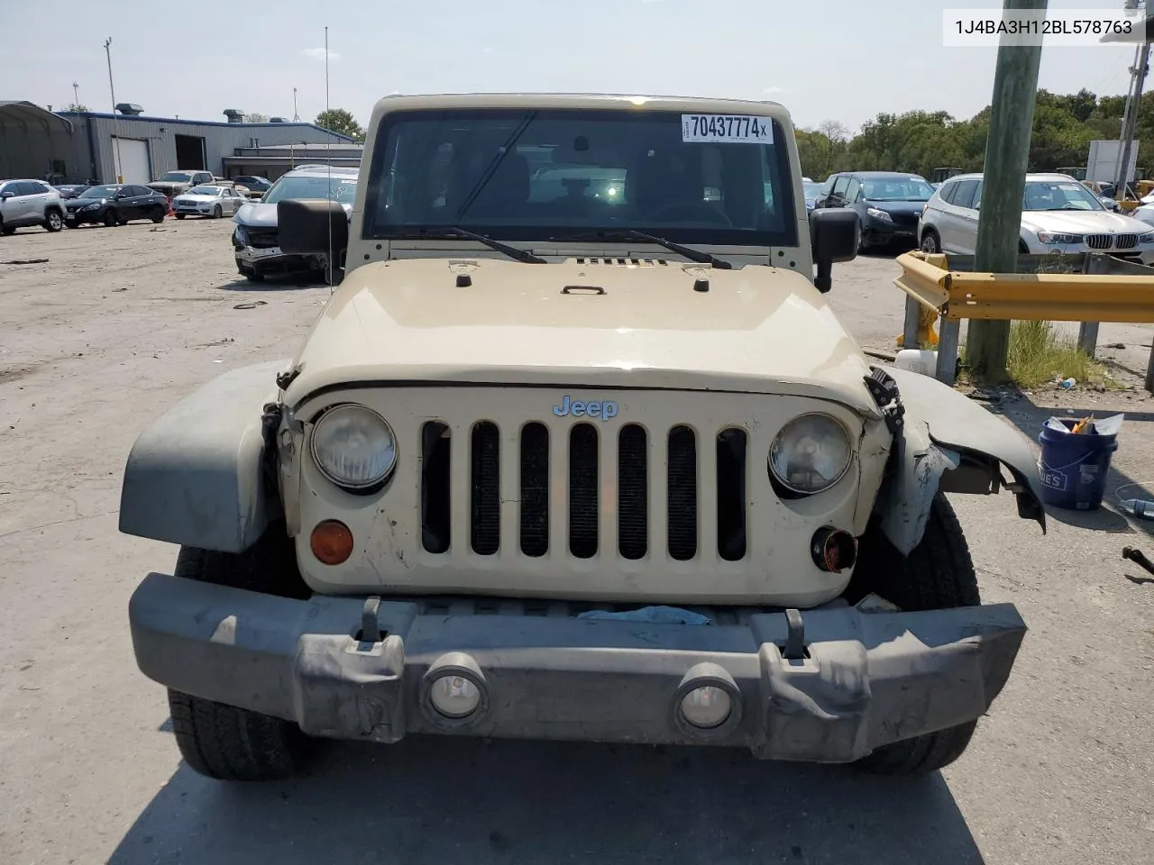 2011 Jeep Wrangler Unlimited Sport VIN: 1J4BA3H12BL578763 Lot: 70437774