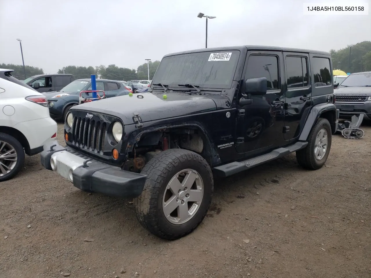 1J4BA5H10BL560158 2011 Jeep Wrangler Unlimited Sahara