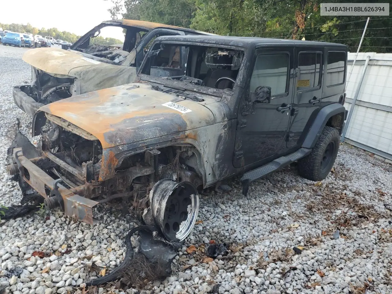 1J4BA3H18BL626394 2011 Jeep Wrangler Unlimited Sport