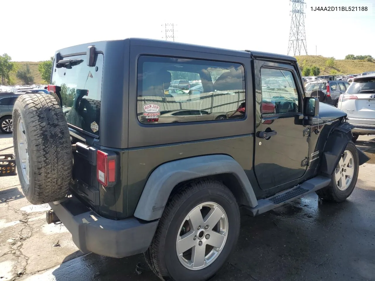 1J4AA2D11BL521188 2011 Jeep Wrangler Sport