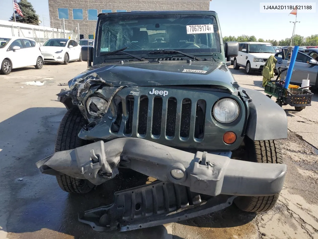 2011 Jeep Wrangler Sport VIN: 1J4AA2D11BL521188 Lot: 70679174