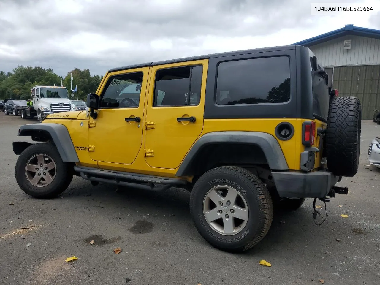 2011 Jeep Wrangler Unlimited Rubicon VIN: 1J4BA6H16BL529664 Lot: 70745444