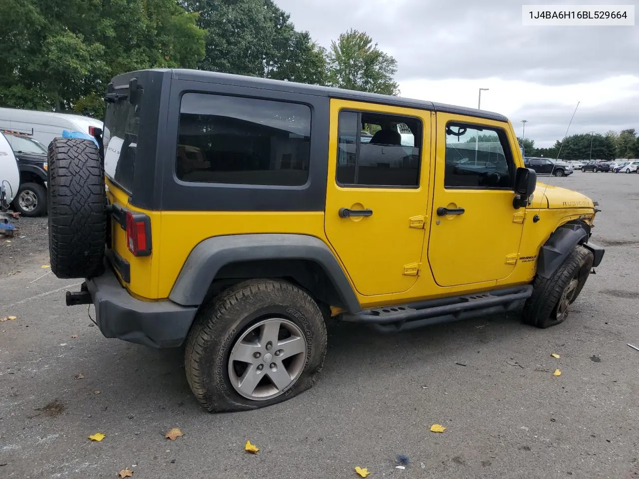 2011 Jeep Wrangler Unlimited Rubicon VIN: 1J4BA6H16BL529664 Lot: 70745444