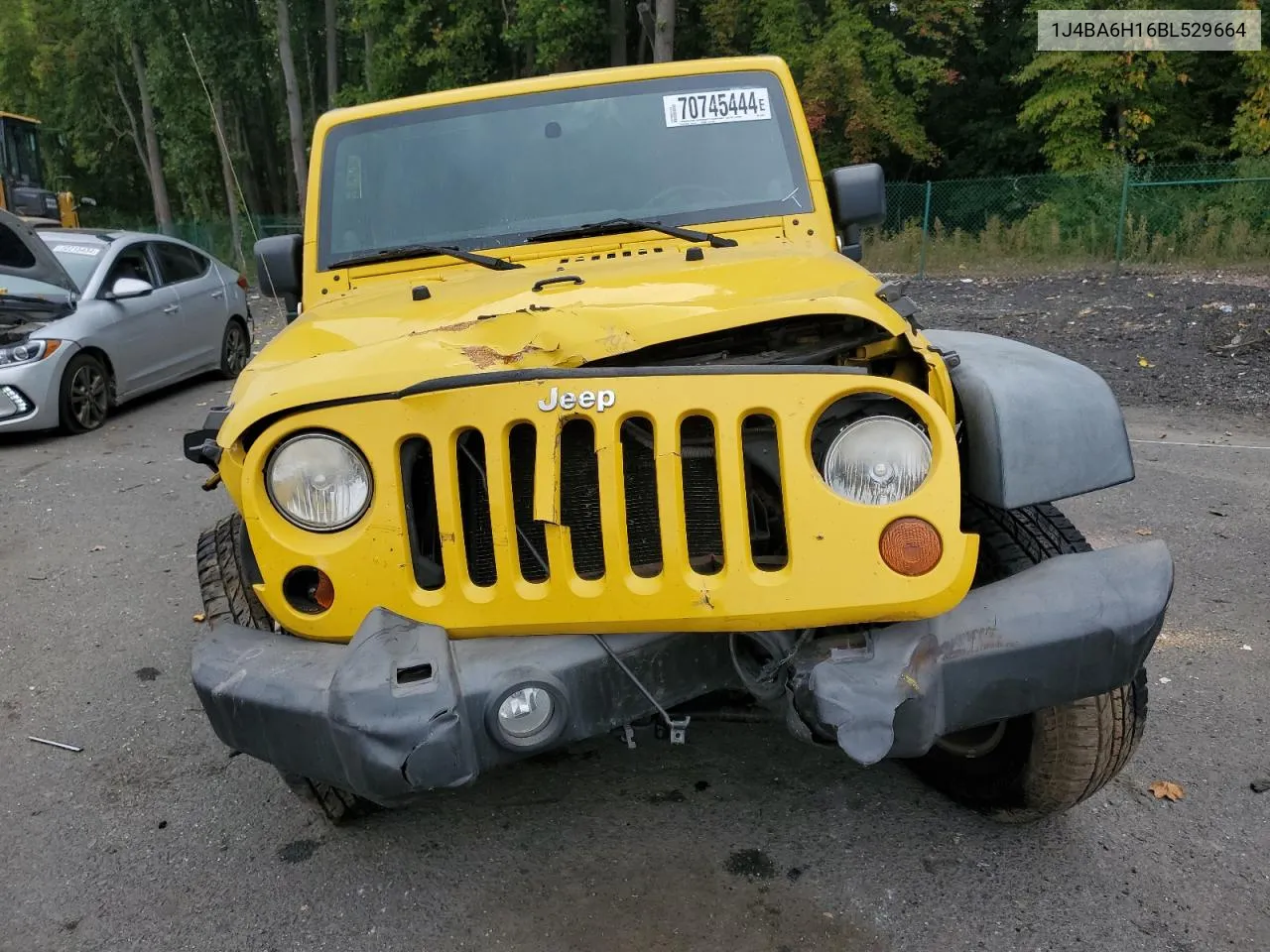 2011 Jeep Wrangler Unlimited Rubicon VIN: 1J4BA6H16BL529664 Lot: 70745444