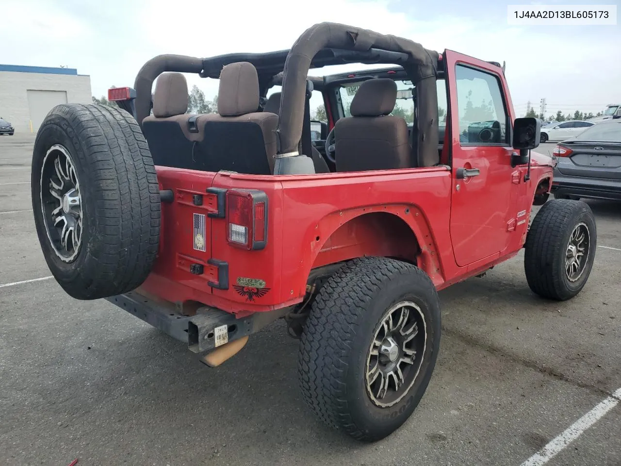 2011 Jeep Wrangler Sport VIN: 1J4AA2D13BL605173 Lot: 71562194