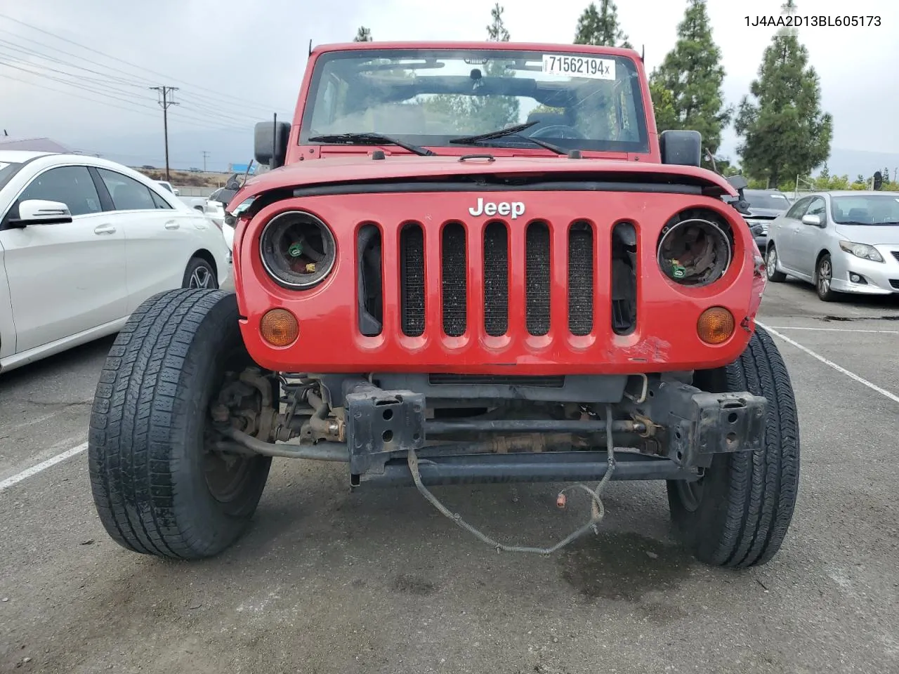 2011 Jeep Wrangler Sport VIN: 1J4AA2D13BL605173 Lot: 71562194