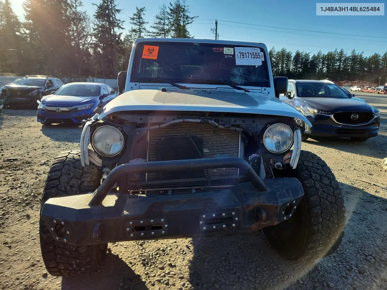1J4BA3H14BL625484 2011 Jeep Wrangler Unlimited Sport