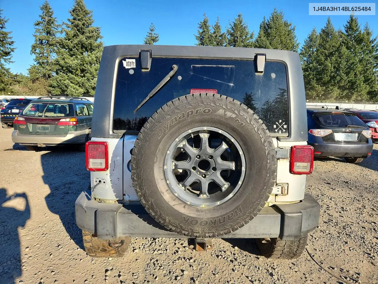1J4BA3H14BL625484 2011 Jeep Wrangler Unlimited Sport