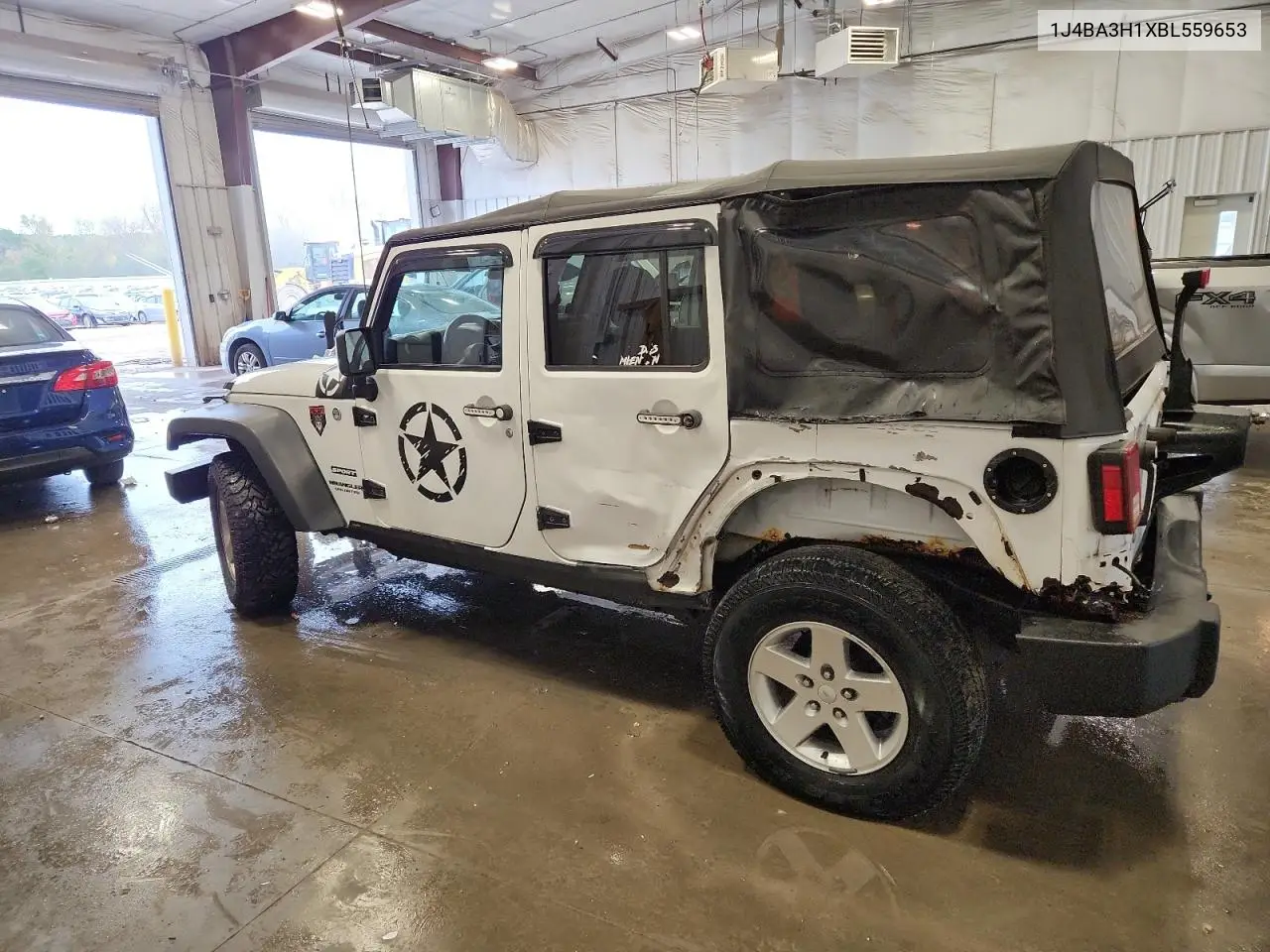 1J4BA3H1XBL559653 2011 Jeep Wrangler Unlimited Sport