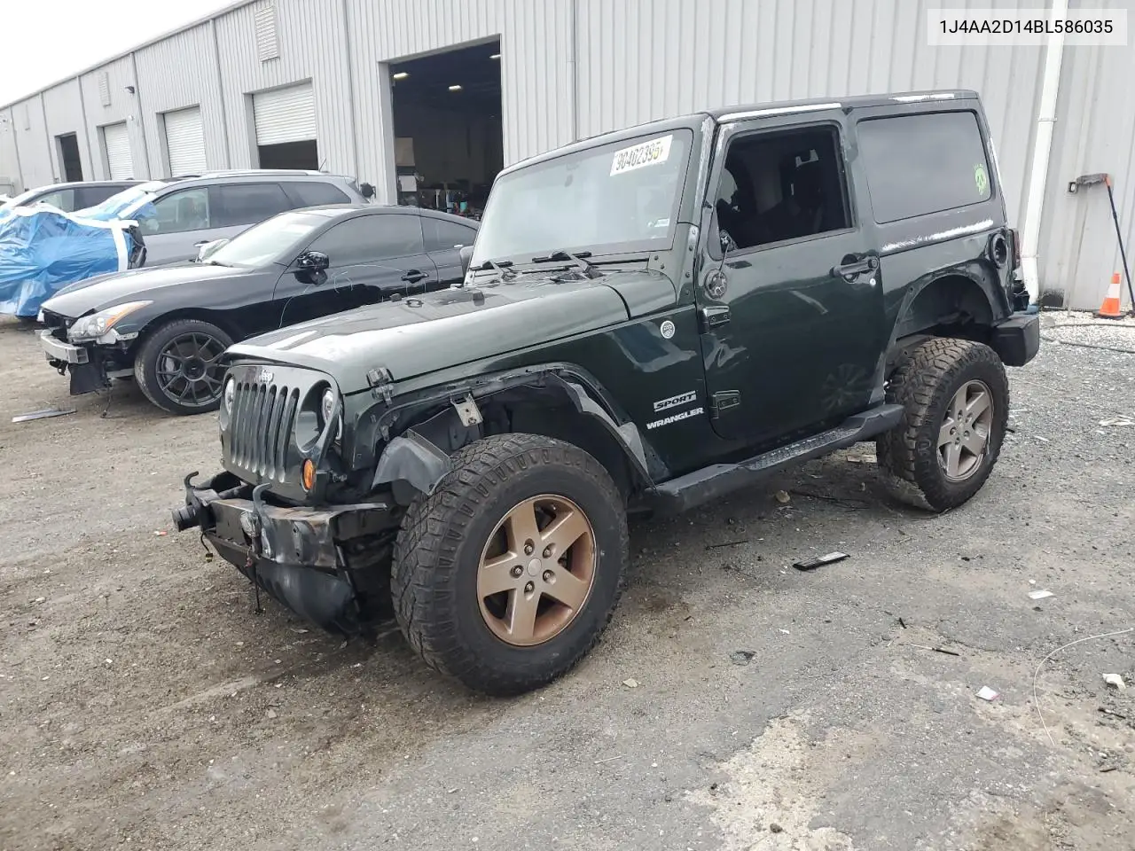 1J4AA2D14BL586035 2011 Jeep Wrangler Sport