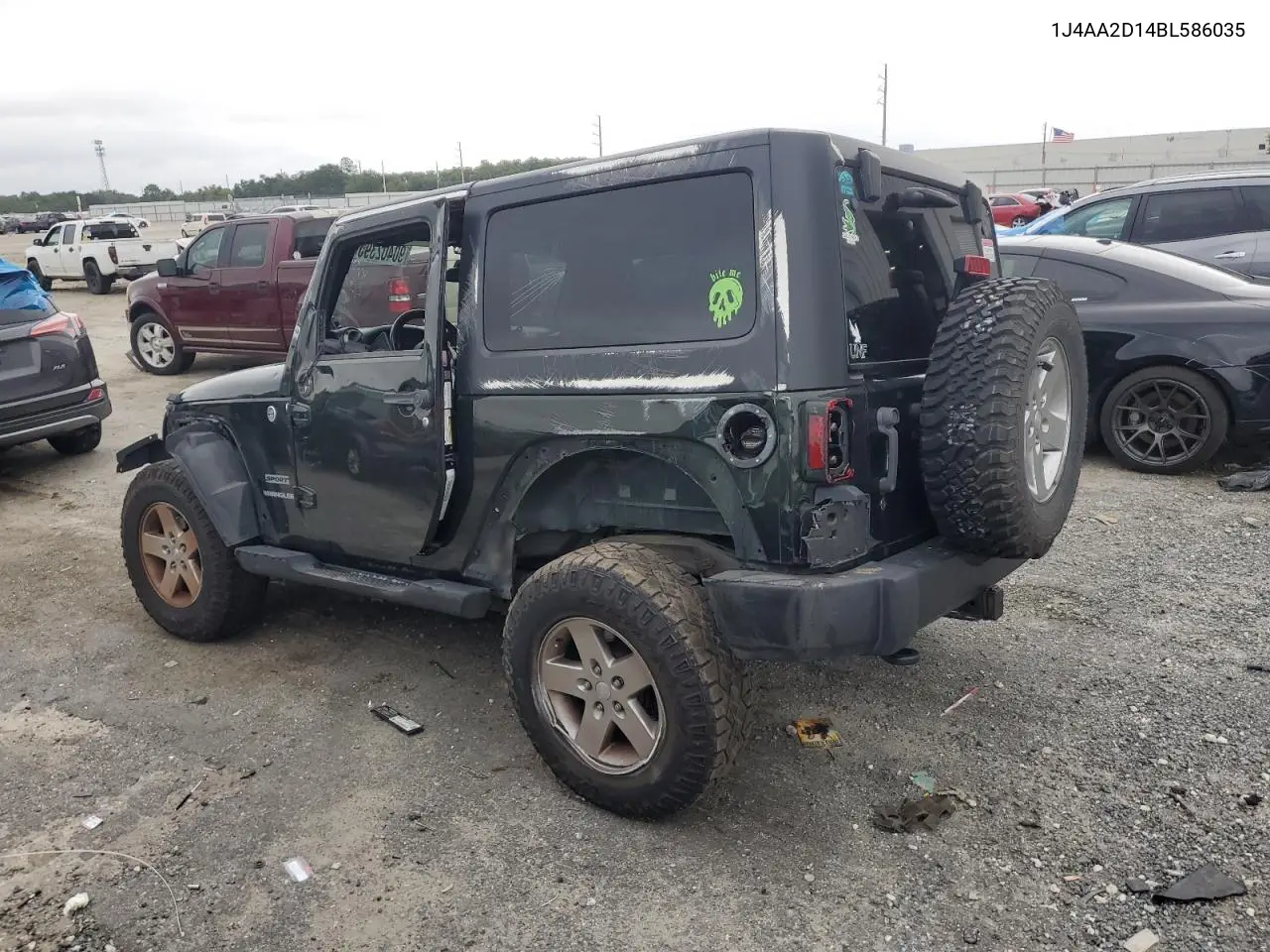 1J4AA2D14BL586035 2011 Jeep Wrangler Sport