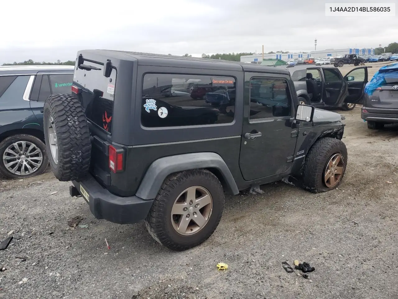 1J4AA2D14BL586035 2011 Jeep Wrangler Sport