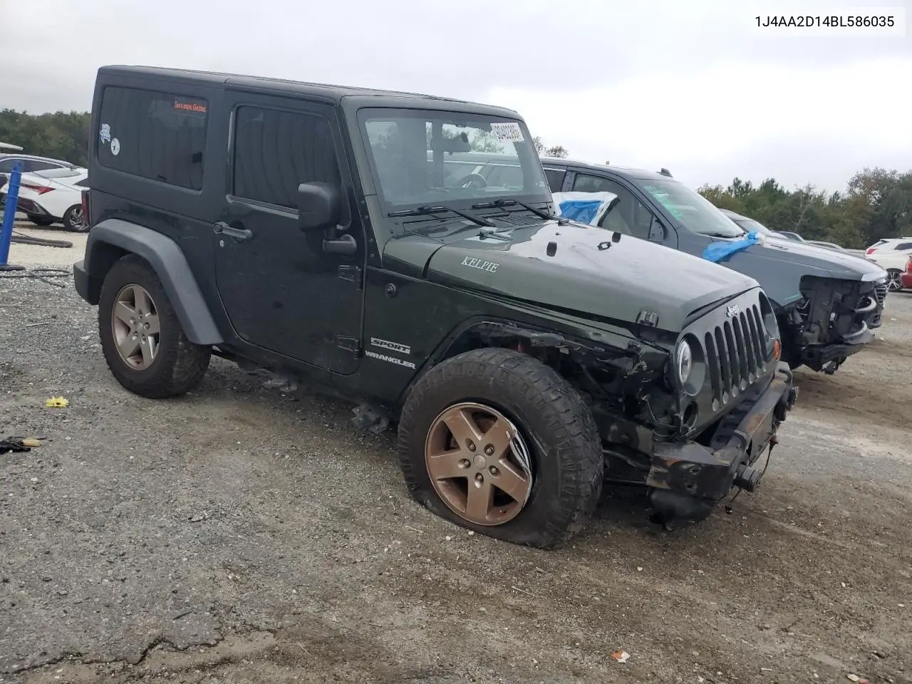1J4AA2D14BL586035 2011 Jeep Wrangler Sport