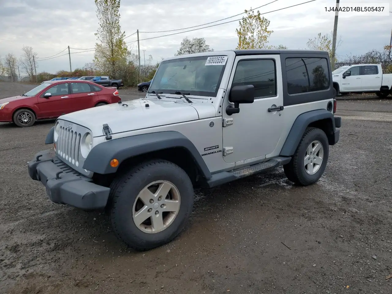 1J4AA2D14BL505437 2011 Jeep Wrangler Sport