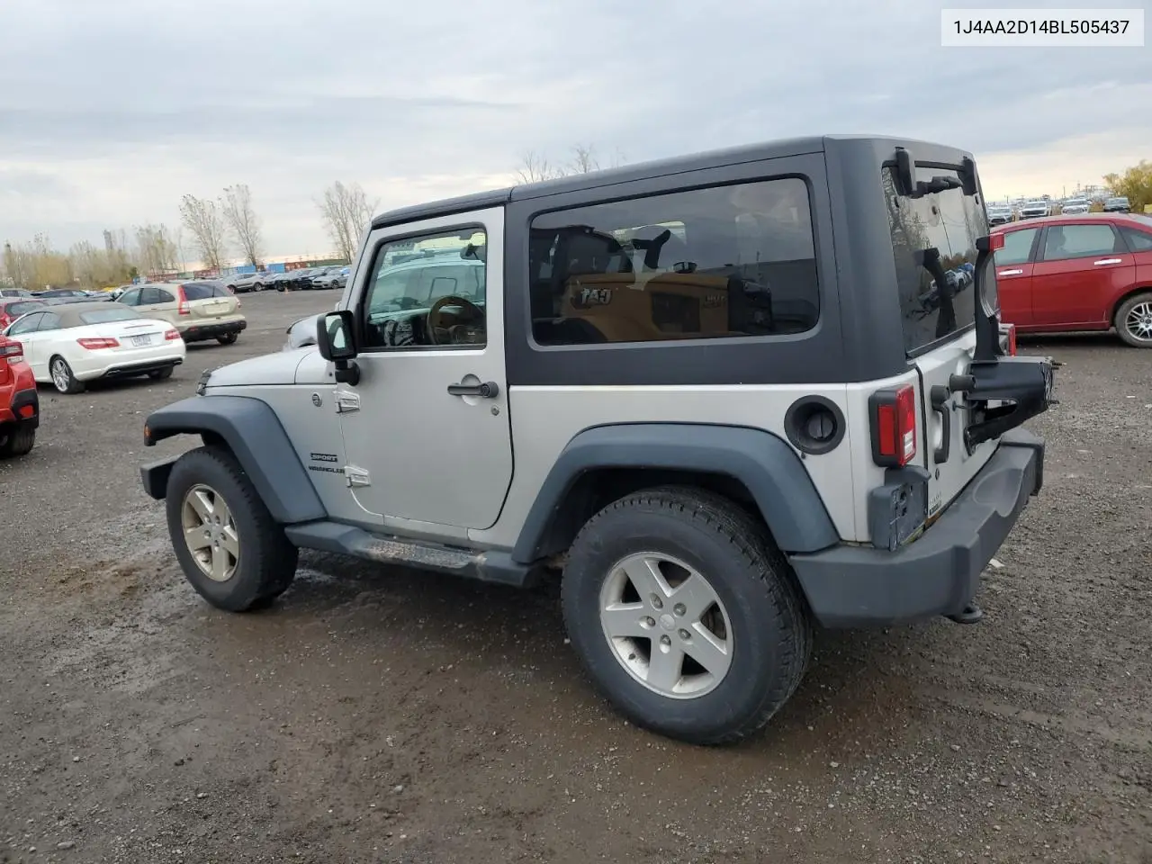 1J4AA2D14BL505437 2011 Jeep Wrangler Sport