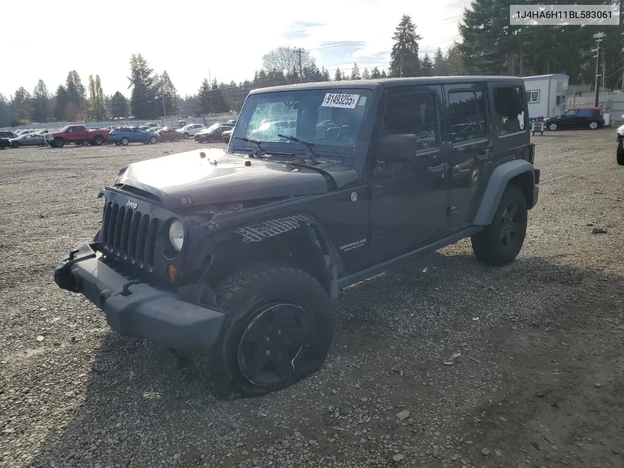 1J4HA6H11BL583061 2011 Jeep Wrangler Unlimited Rubicon