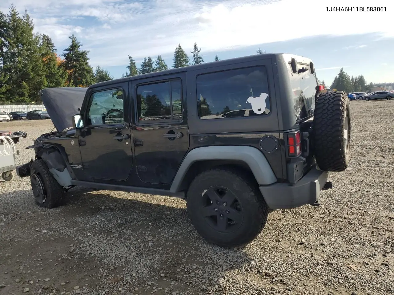 1J4HA6H11BL583061 2011 Jeep Wrangler Unlimited Rubicon