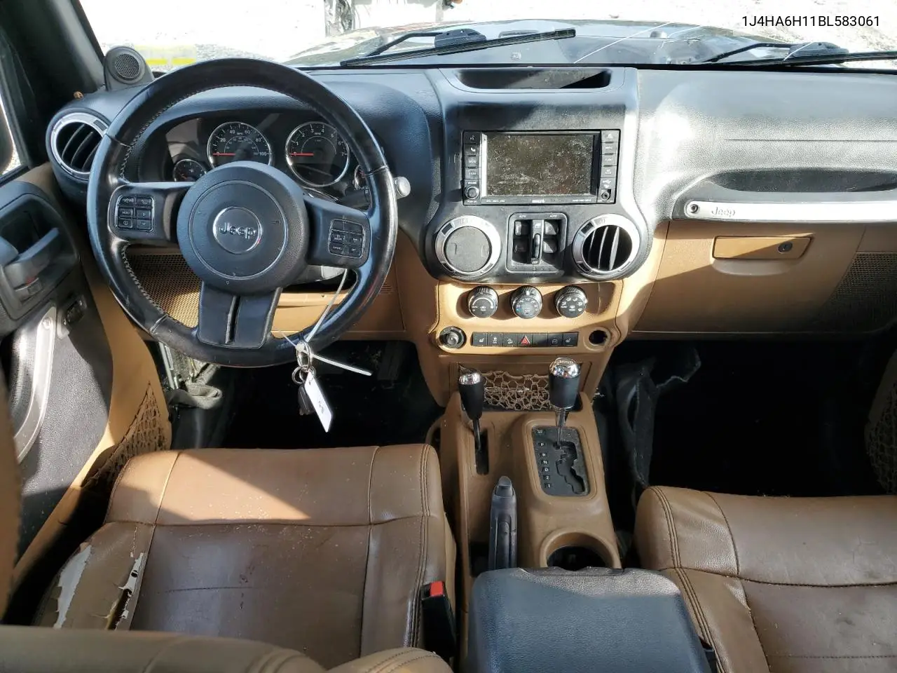 1J4HA6H11BL583061 2011 Jeep Wrangler Unlimited Rubicon