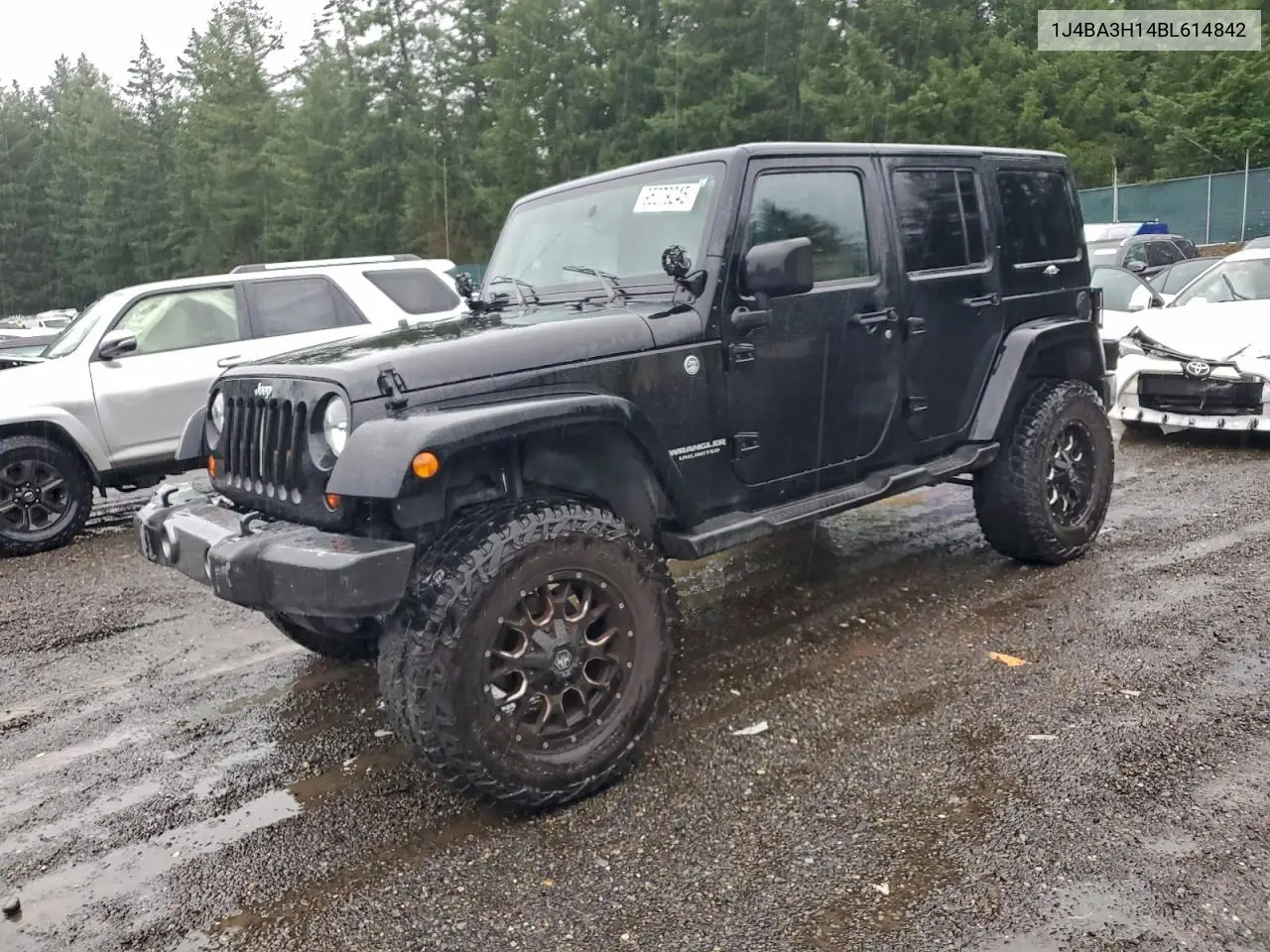 1J4BA3H14BL614842 2011 Jeep Wrangler Unlimited Sport