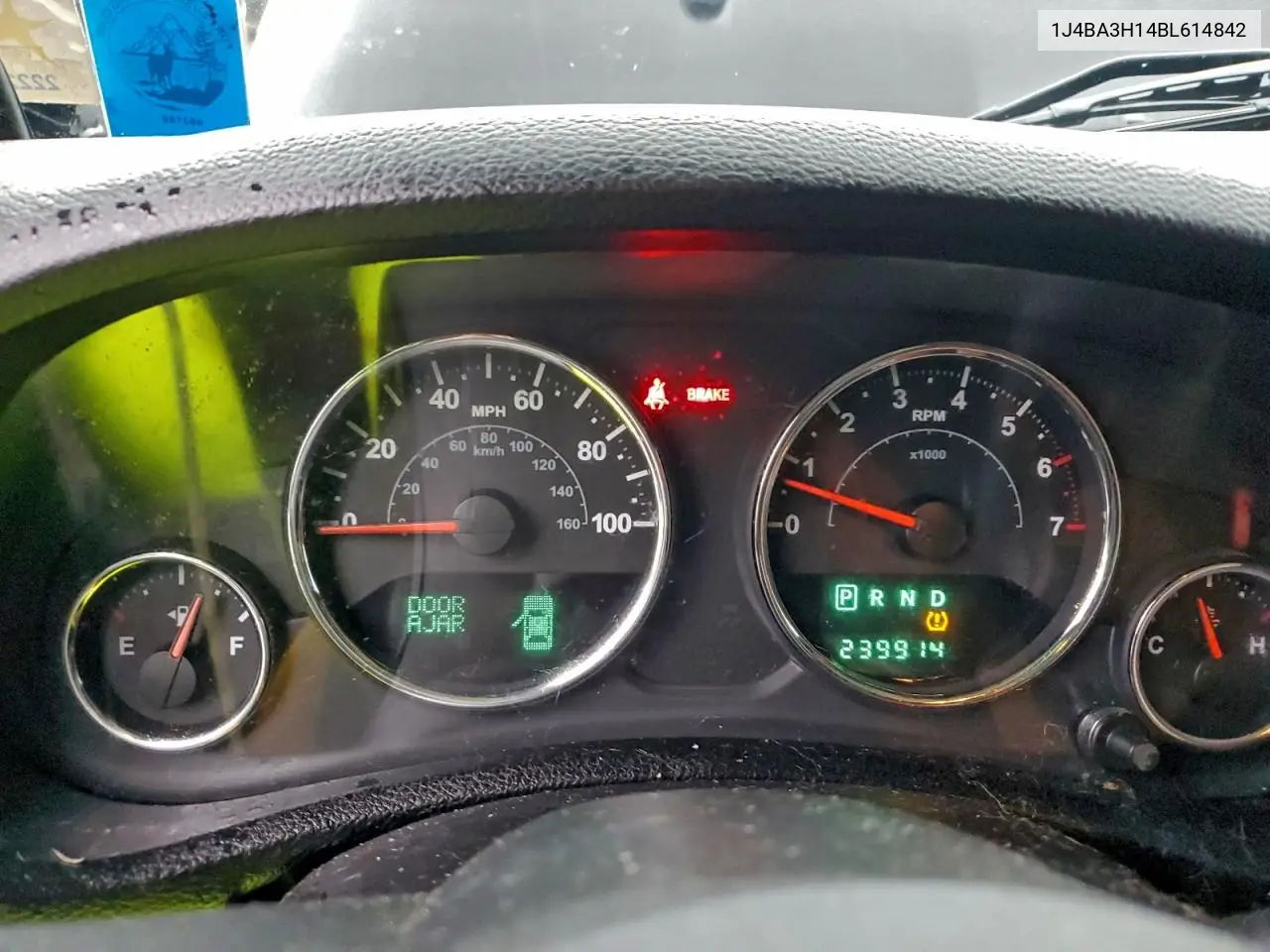 1J4BA3H14BL614842 2011 Jeep Wrangler Unlimited Sport