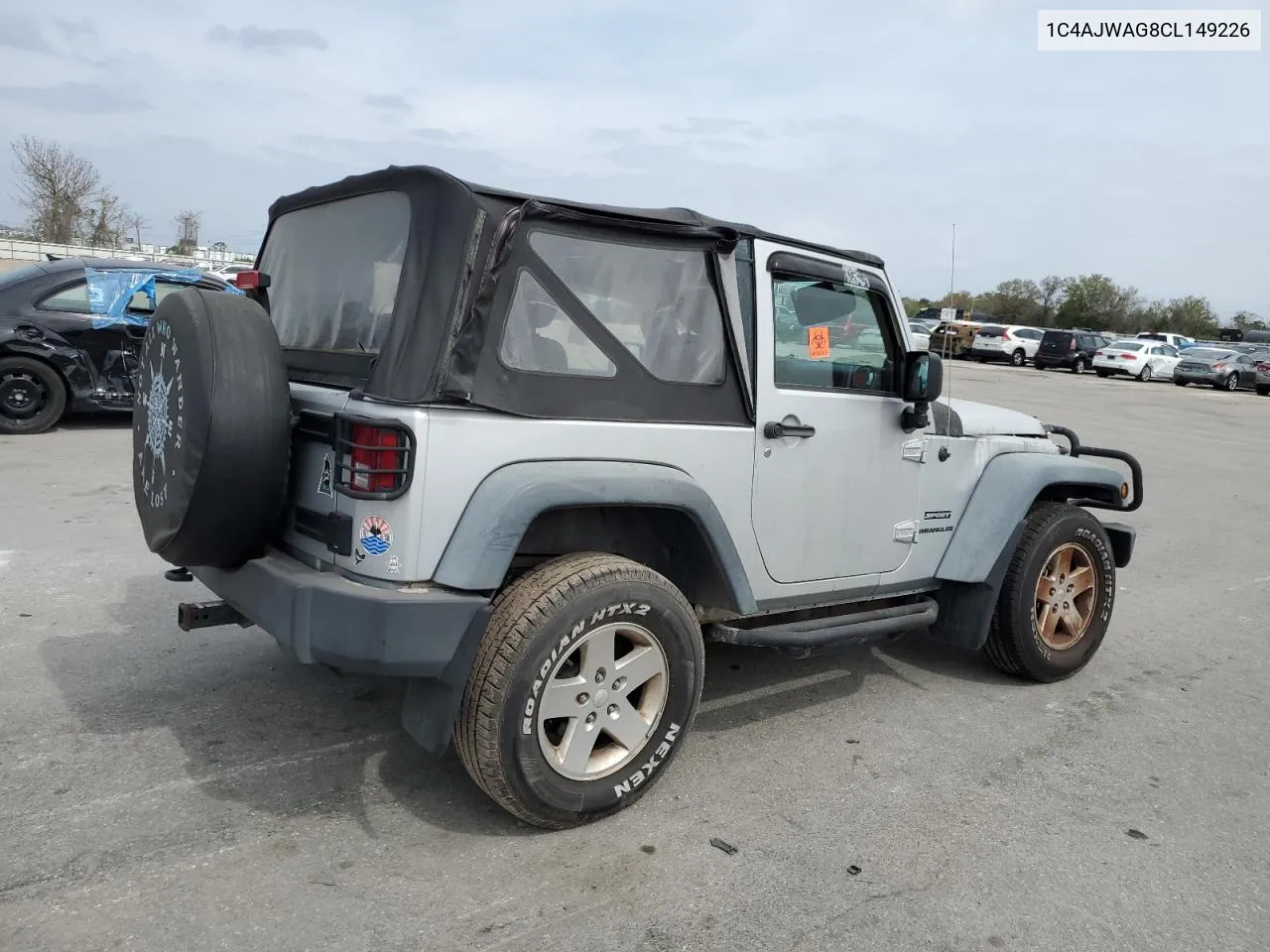 1C4AJWAG8CL149226 2012 Jeep Wrangler Sport