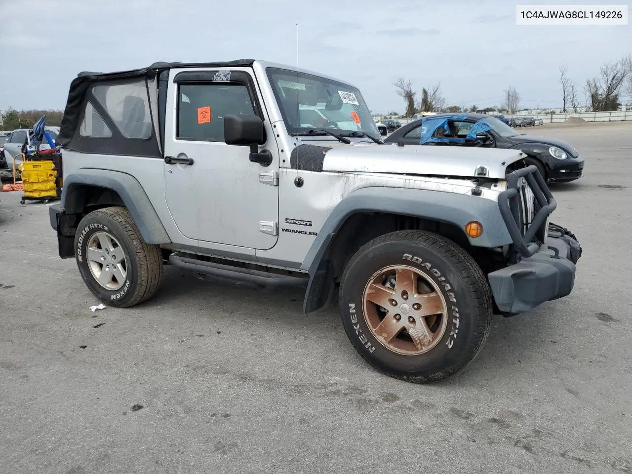 2012 Jeep Wrangler Sport VIN: 1C4AJWAG8CL149226 Lot: 44190234