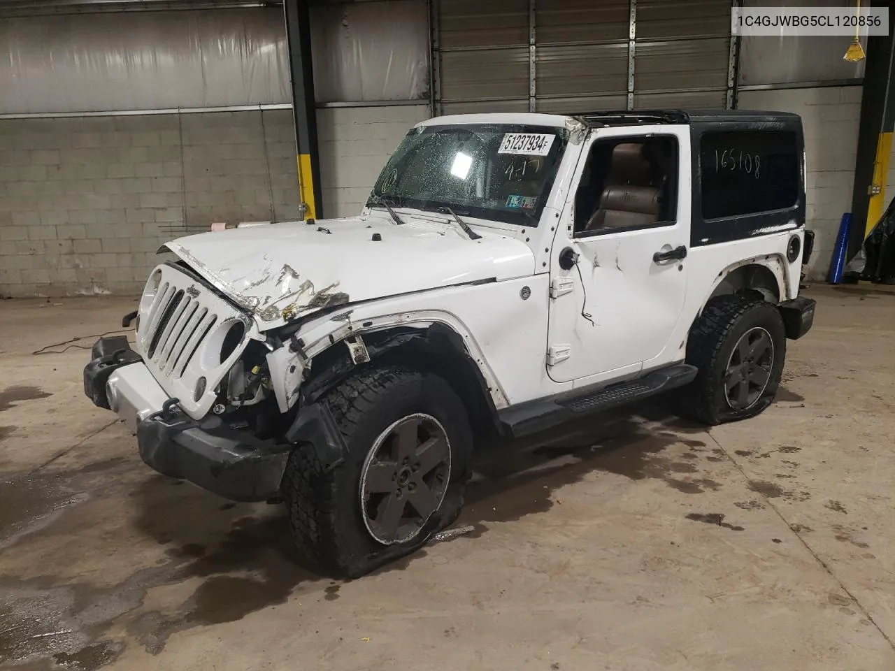 1C4GJWBG5CL120856 2012 Jeep Wrangler Sahara