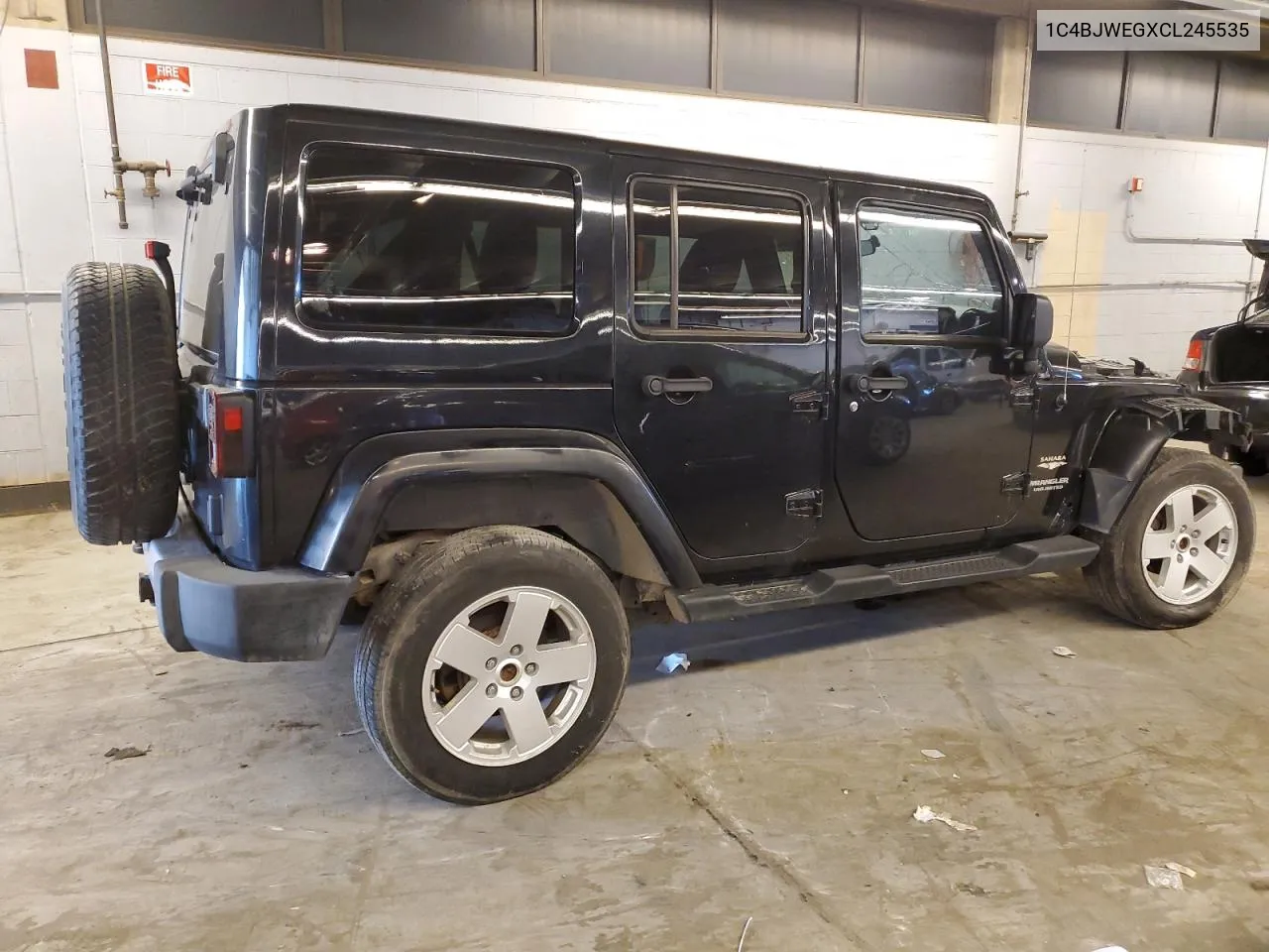 2012 Jeep Wrangler Unlimited Sahara VIN: 1C4BJWEGXCL245535 Lot: 58308494