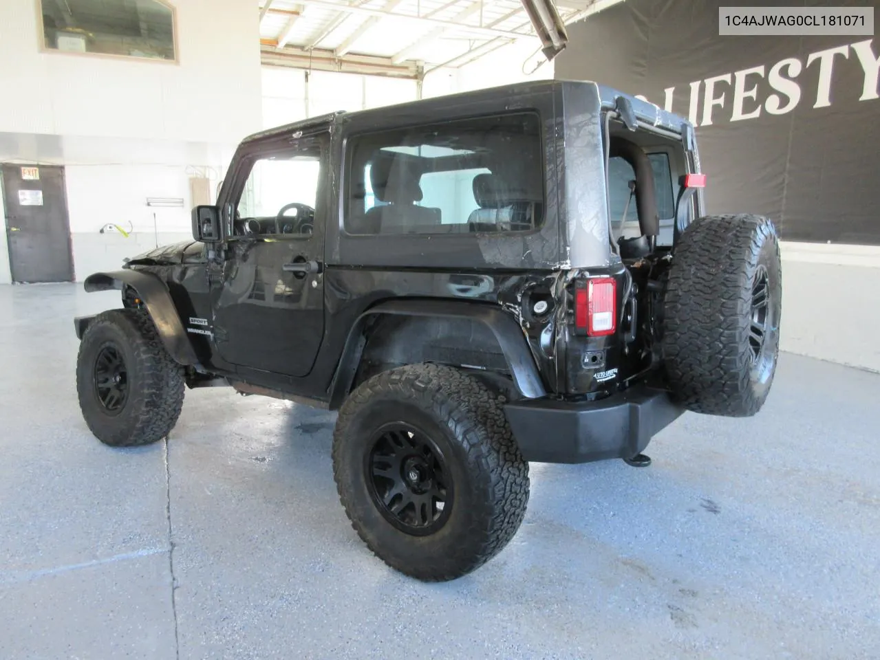 2012 Jeep Wrangler Sport VIN: 1C4AJWAG0CL181071 Lot: 58356044