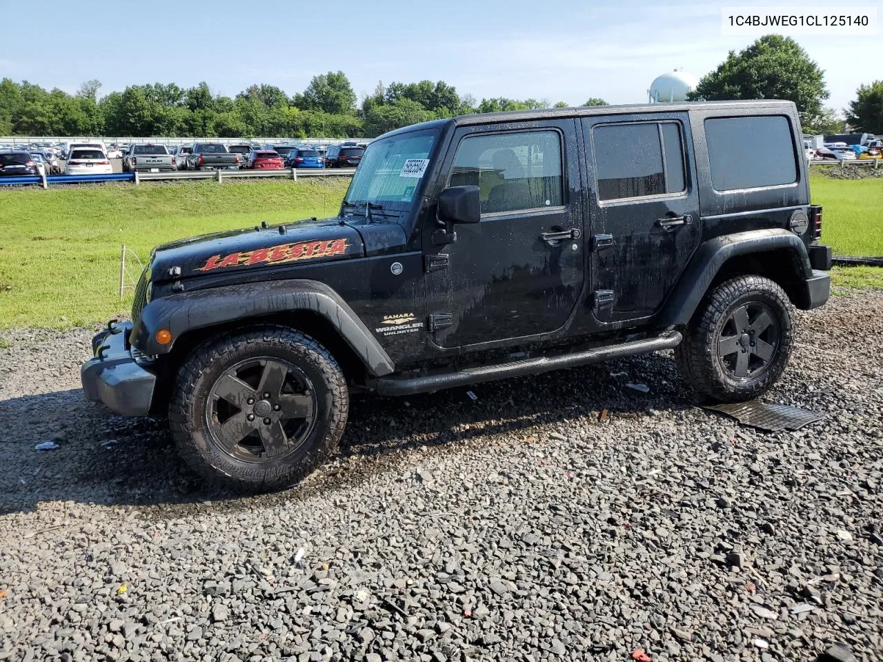 2012 Jeep Wrangler Unlimited Sahara VIN: 1C4BJWEG1CL125140 Lot: 59525504