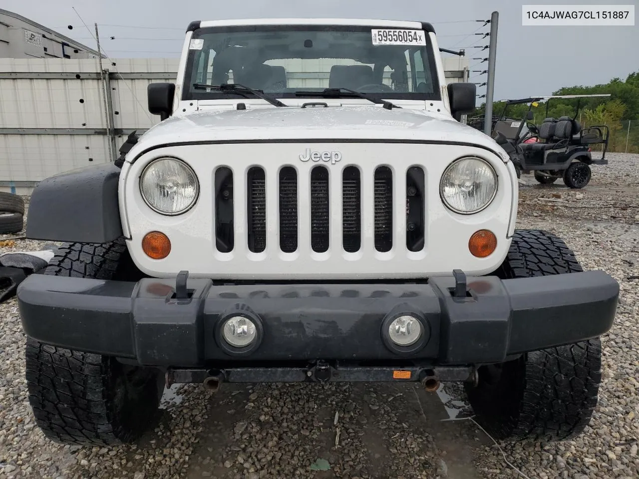 2012 Jeep Wrangler Sport VIN: 1C4AJWAG7CL151887 Lot: 59556054