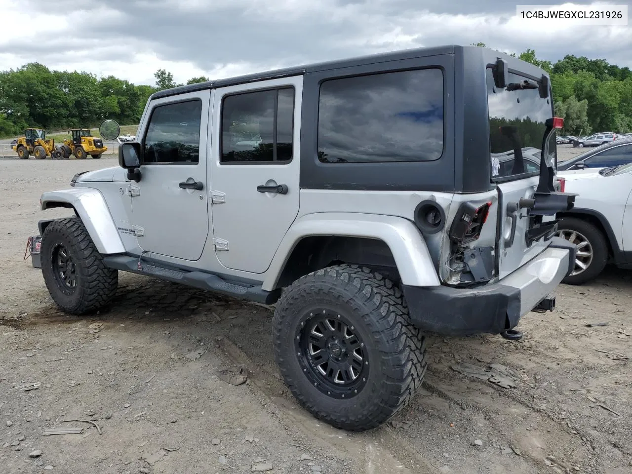 2012 Jeep Wrangler Unlimited Sahara VIN: 1C4BJWEGXCL231926 Lot: 59842444