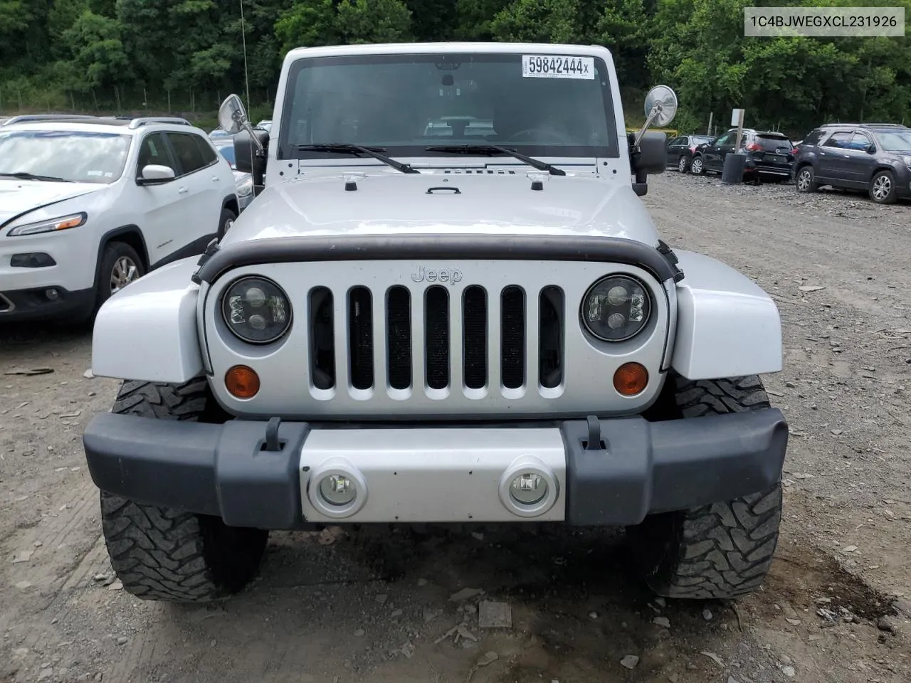 2012 Jeep Wrangler Unlimited Sahara VIN: 1C4BJWEGXCL231926 Lot: 59842444