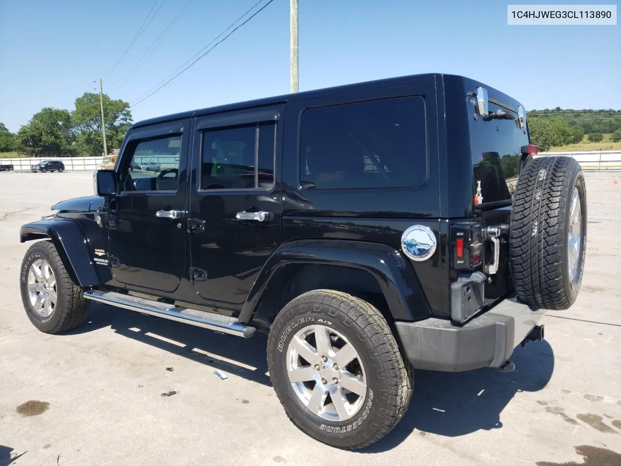 2012 Jeep Wrangler Unlimited Sahara VIN: 1C4HJWEG3CL113890 Lot: 59857644