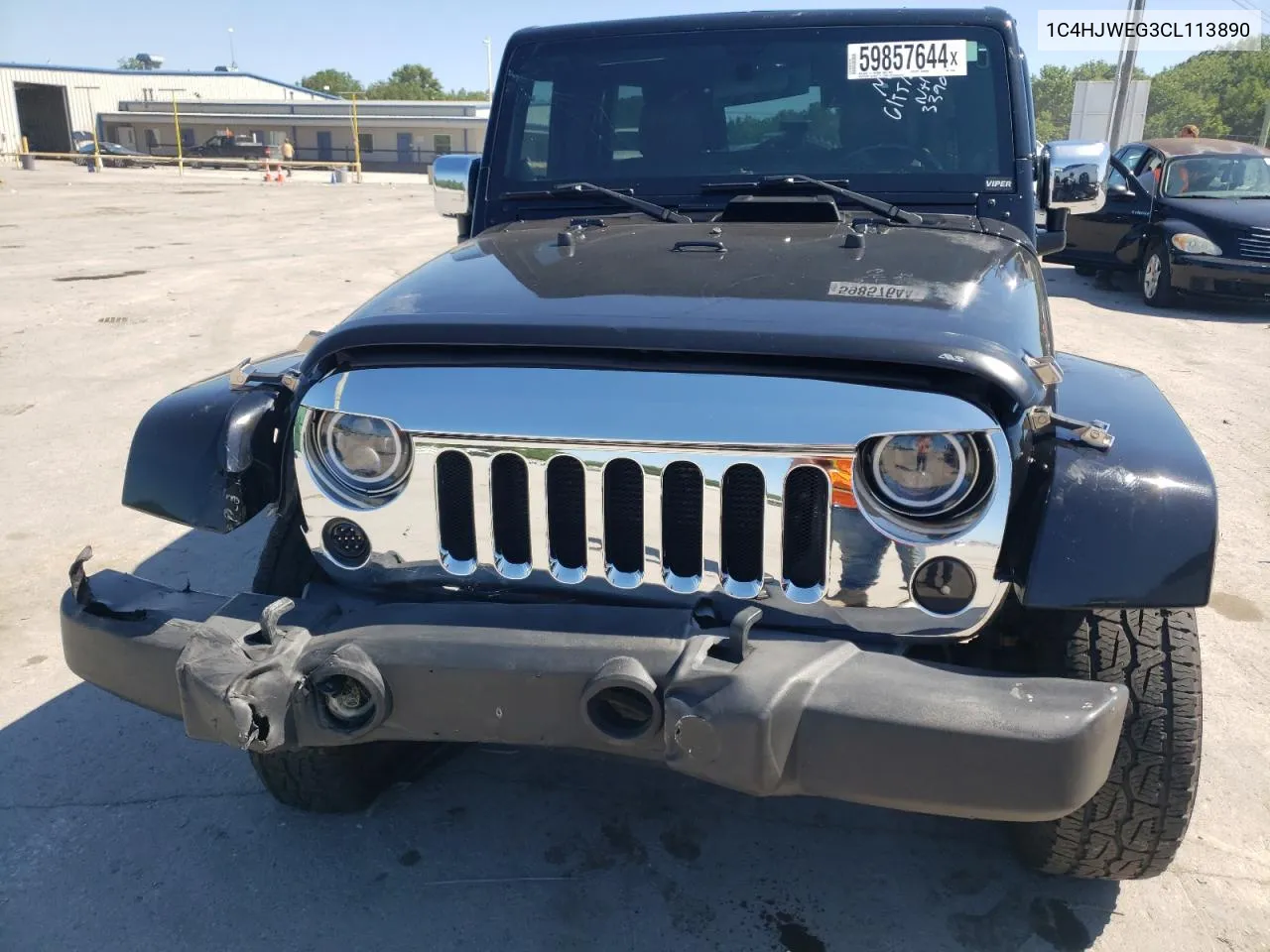 2012 Jeep Wrangler Unlimited Sahara VIN: 1C4HJWEG3CL113890 Lot: 59857644