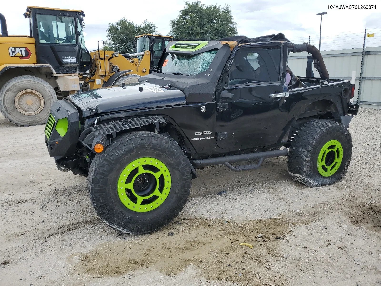 2012 Jeep Wrangler Sport VIN: 1C4AJWAG7CL260074 Lot: 60029684