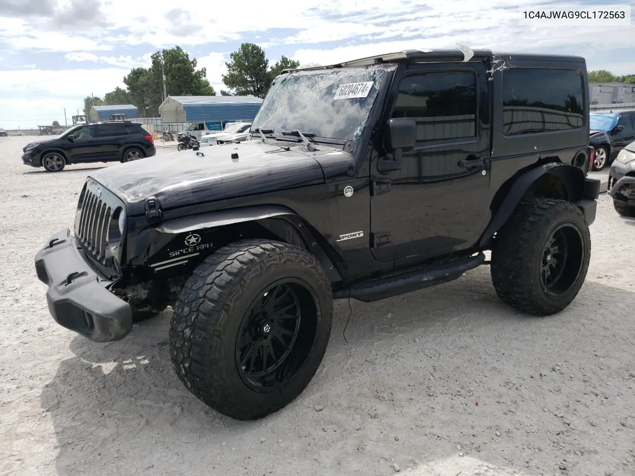 2012 Jeep Wrangler Sport VIN: 1C4AJWAG9CL172563 Lot: 60204674