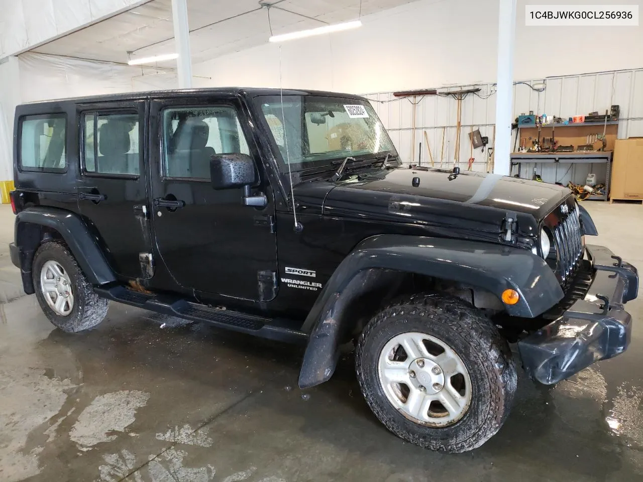 2012 Jeep Wrangler Unlimited Sport VIN: 1C4BJWKG0CL256936 Lot: 60252824