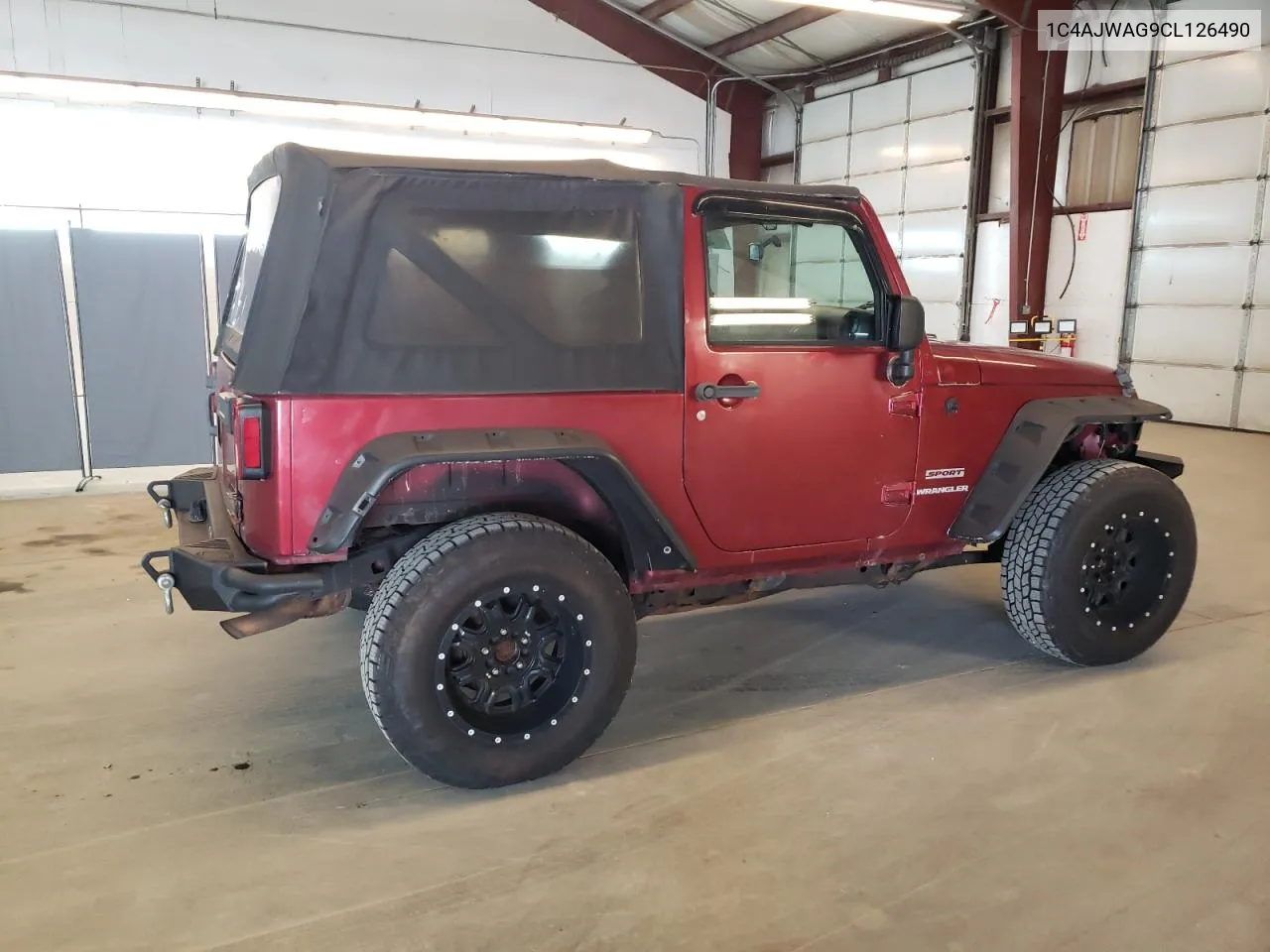 2012 Jeep Wrangler Sport VIN: 1C4AJWAG9CL126490 Lot: 60760914