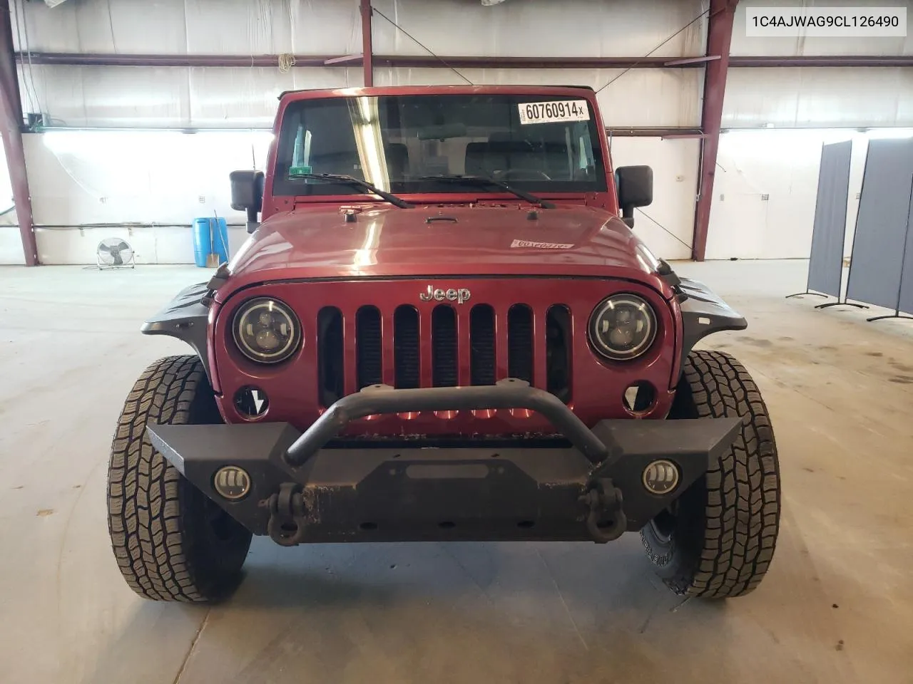 1C4AJWAG9CL126490 2012 Jeep Wrangler Sport