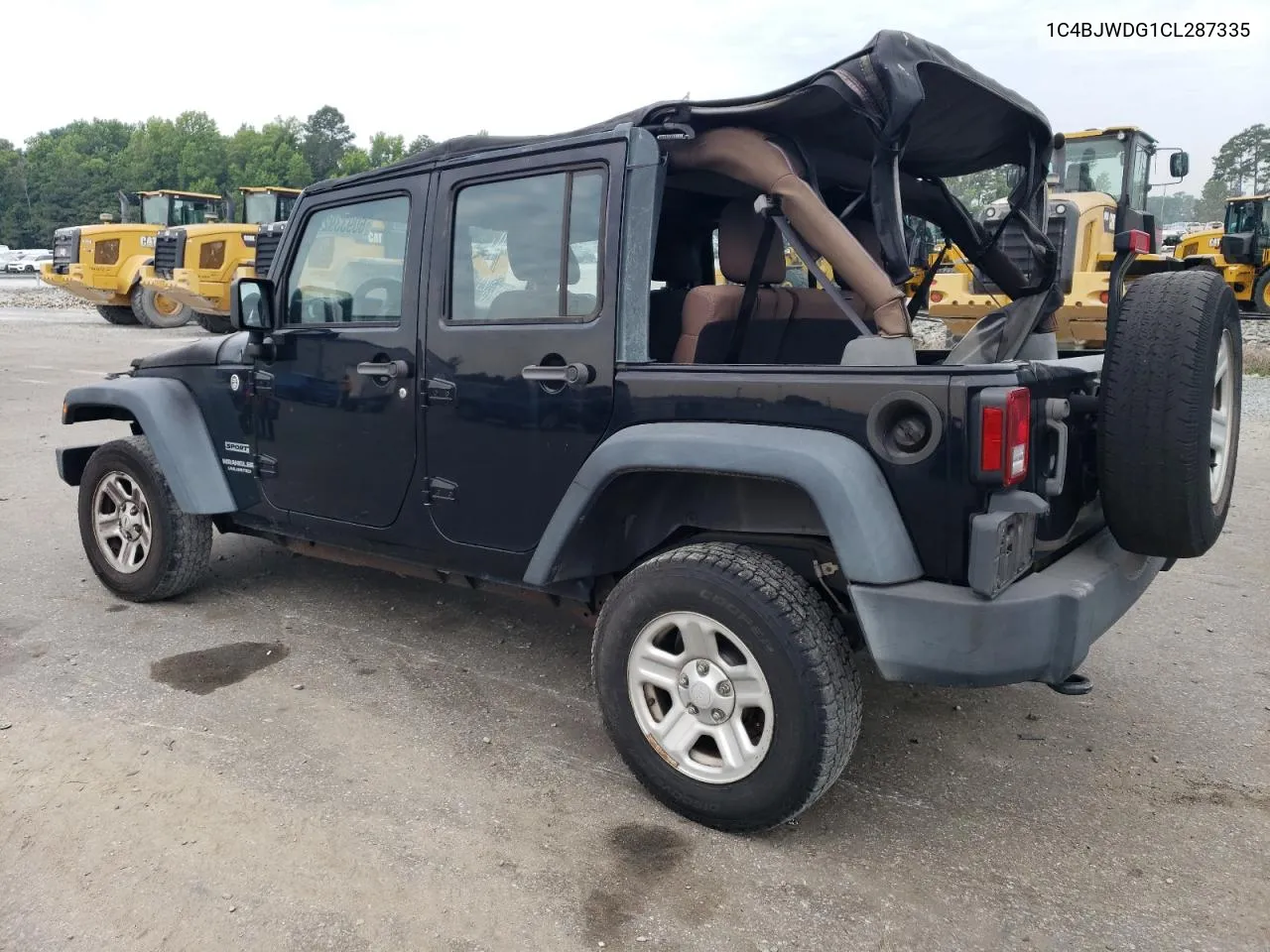 2012 Jeep Wrangler Unlimited Sport VIN: 1C4BJWDG1CL287335 Lot: 60933924