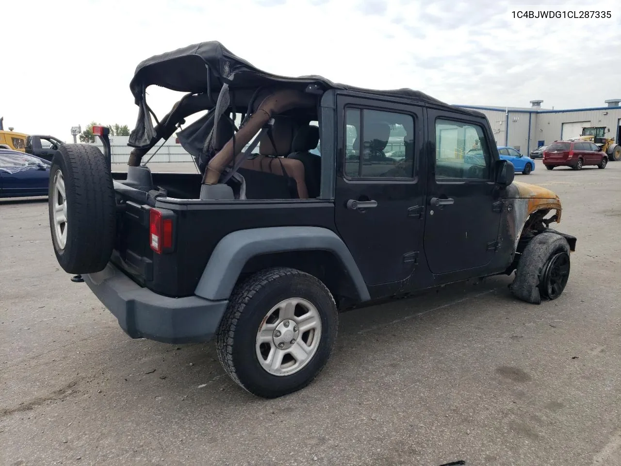 1C4BJWDG1CL287335 2012 Jeep Wrangler Unlimited Sport